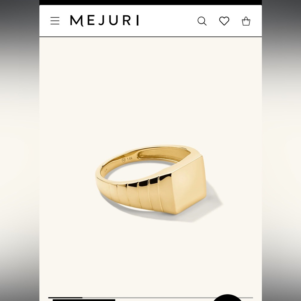 Mejuri Mini Signet Ring
